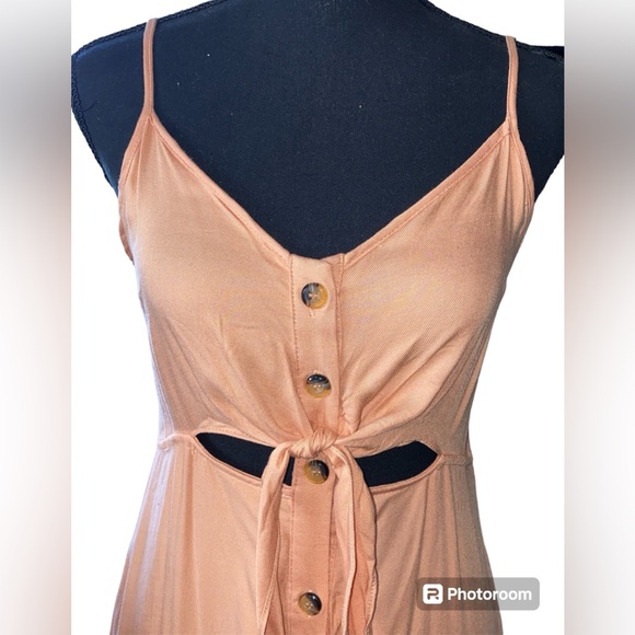 Mimi Chica Button Up Midi Dress NWT - Picture 3 of 6